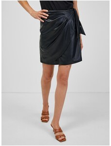 Black faux leather skirt Guess Carine - Women