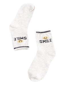 Children's socks Shelvt light gray Smile