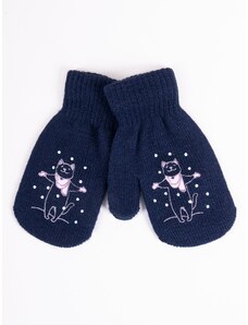 Yoclub Kids's Gloves RED-0116G-AA1A-001 Navy Blue