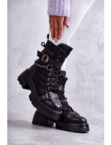 Kesi Women's Snowshoes with Chain GOE KK2N4018 Black
