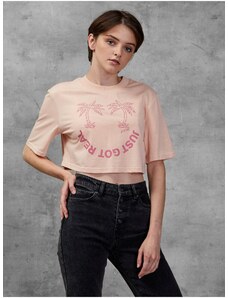 Apricot Women's Cropped T-Shirt Diesel - Women