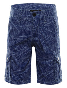 Kids shorts with pockets ALPINE PRO SOLEYO INDIGO BLUE