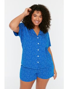Trendyol Curve Saks Knitted Pajamas Set