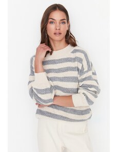 Trendyol Ecru Wide Fit pletený sveter