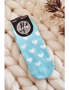 Kesi Youth socks with heart pattern Mint
