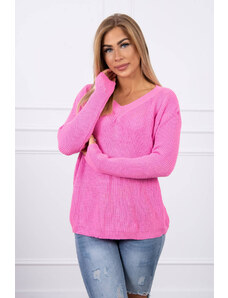 Kesi V-neck sweater light pink