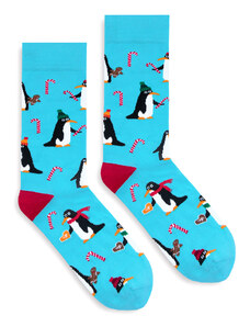 Banana Socks Unisex's Socks Classic X-Mas Penguins
