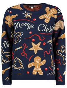 Dámsky sveter Gingerbread Frogies Christmas