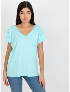 Fashionhunters Women's T-shirt - turquoise