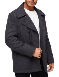 Tmavosivý pánsky kabát Brandit Pea Coat