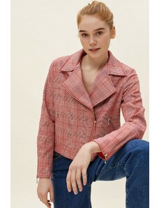 Koton bunda - ružová - uvoľnený strih