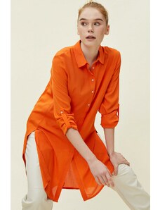 Koton Women's Relaxed Cut Orange Tunic