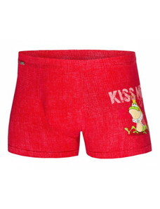 Cornette Valentínske pánske boxerky Kiss Me 010/55, Farba červená