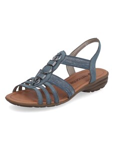 RIEKER Dámske sandále REMONTE R3654-14 modrá S3