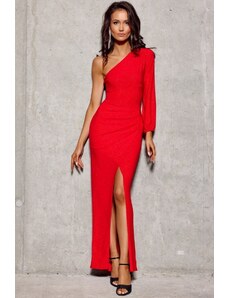 PLANETA-MODY Luxusné spoločenské šaty NATALIE červené
