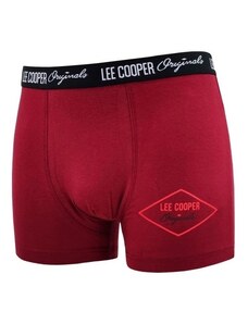 Pánske bavlnené boxerky Lee Cooper bordové, veľ. M