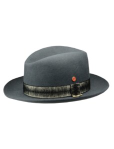 Luxusný šedý klobúk Mayser - Victor