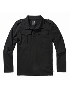 Pánska košeľa // Brandit / Jersey Poloshirt Willis longsleeve black