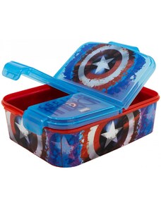 Stor Multibox na desiatu Captain America s 3 priehradkami