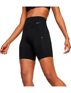 Šortky Nike Go Women s Firm-Support High-Waisted 8" Biker Shorts with Pockets dq5923-010 XS