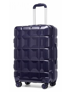 KONO Cestovný kufor - malý ABS plastový tmavomodrý