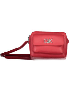 Calvin Klein Fantastická Dámska Kabelka 20X14X8cm Červená