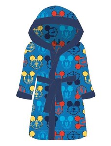 E plus M Detský / chlapčenský župan z mikrovlákna s kapucňou Mickey Mouse - Disney