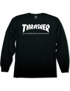 THRASHER - Skate Mag BLACK longsleeve