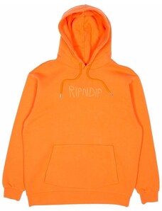 RIPNDIP - Rubber Logo 3D Orange Hoodie