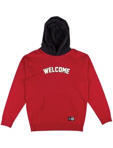 Welcome - Veil 2 French Terry Hood Red/Black