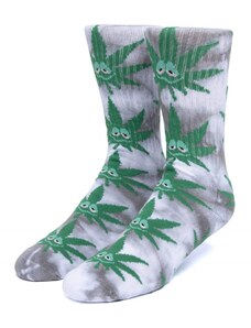 HUF - Tiedye Green Buddy Plantlife Socks black