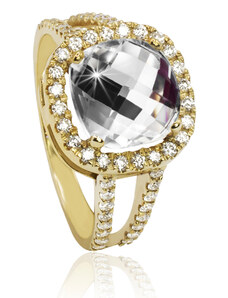 Goldie Diamantový prsteň s topásom LRG744.WS