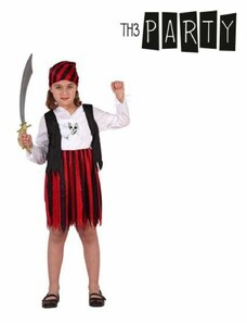 Th3 Party Kostým pre deti pirát Červená