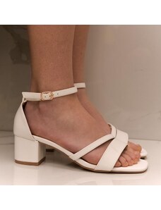 Dámske biele sandále MISSA