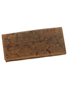 Hnedá dámska kožená peňaženka WILD