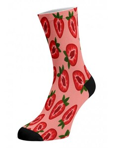 JAHODY bavlnené potlačené veselé ponožky Walkee