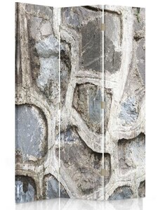 Gario Paraván Sivá kamenná stena Rozmery: 110 x 170 cm, Prevedenie: Klasický paraván