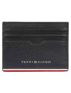Kožené púzdro na doklady a mince Tommy Hilfiger - Corporate Holder