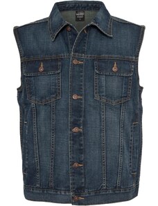 Pánska džínsová vesta Urban Classics - džínsová modrá