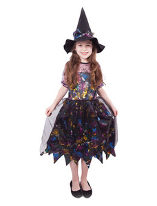 RAPPA Detský kostým čarodejnica farebná (M)