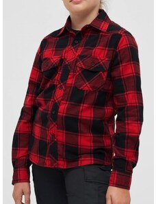 Detská košeľa Brandit Checkshirt Kids - red/black
