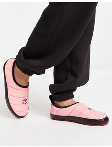 Hugo Red HUGO Cozy slip on quilted mules in pink