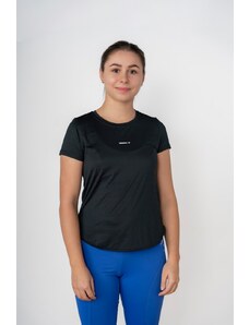 NEBBIA FIT Activewear T-shirt “Airy” with Reflective Logo BLACK