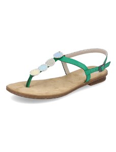 Dámske sandále RIEKER 64211-52 zelená S3