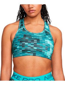 Podprsenka Nike Swoosh Women Medium-Support 1-Piece Pad Allover Print Bra dv9949-416 XS