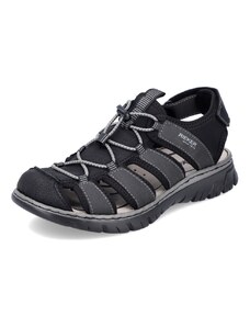 Pánske sandále RIEKER 26770-00 čierna S4