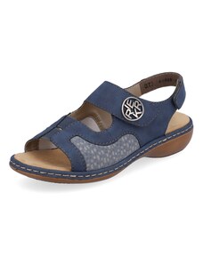 Dámske sandále RIEKER 65989-15 modrá S4
