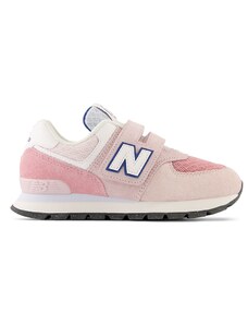 Detské topánky New Balance PV574DH2 – ružové