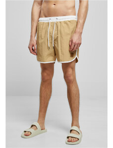Pánske plavky // Urban Classics / Retro Swimshorts white/unionbeige