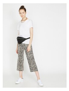 Nohavice s potlačou Koton Leopard